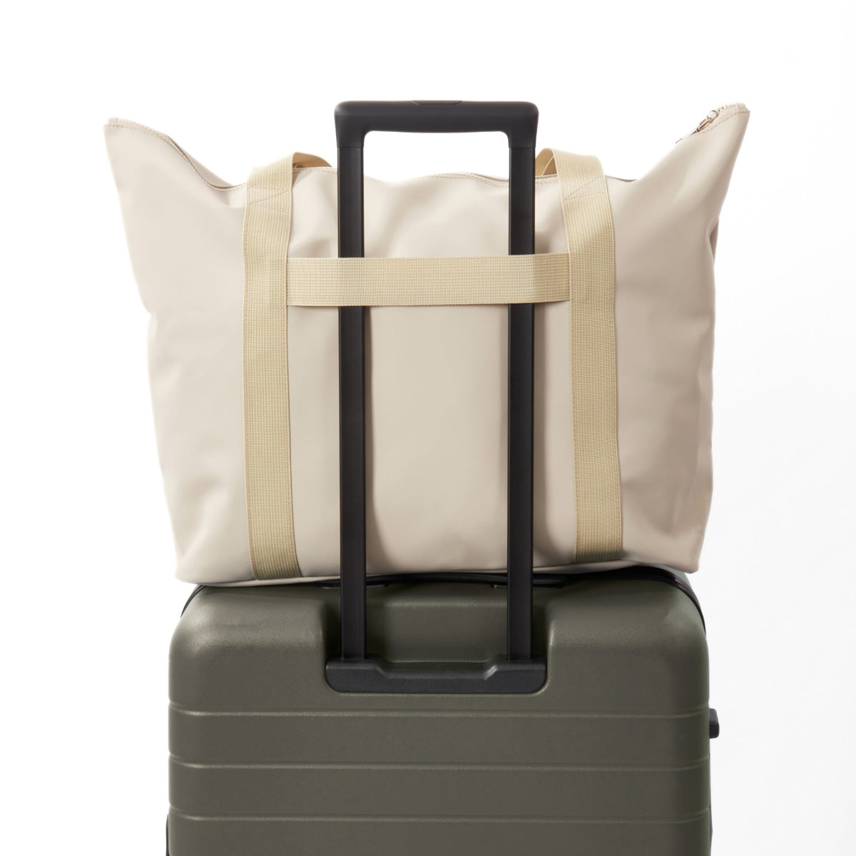 Water and Tear-Resistant Vinyl Coated Nylon Tote Bag
