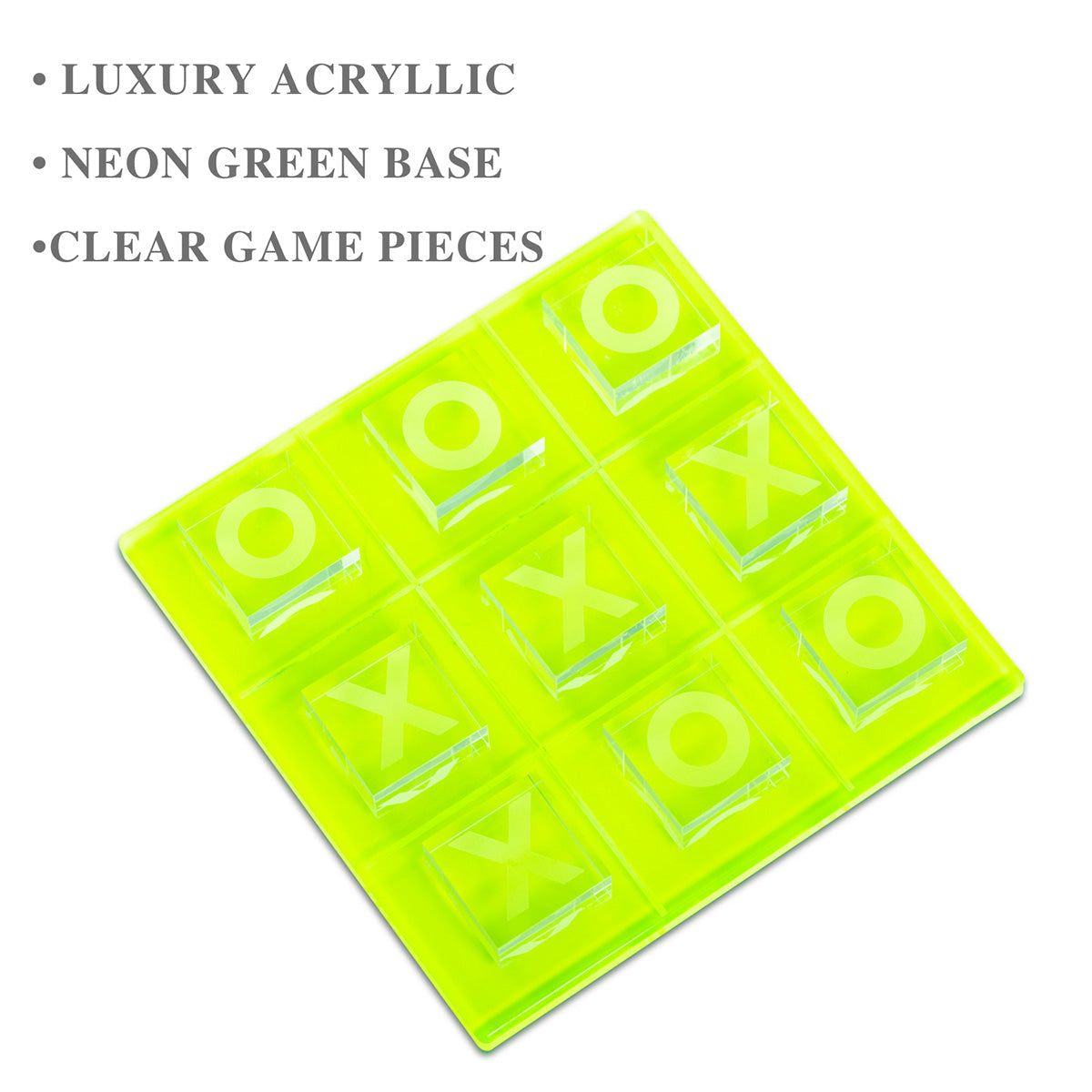 Acrylic Tic Tac Toe Set