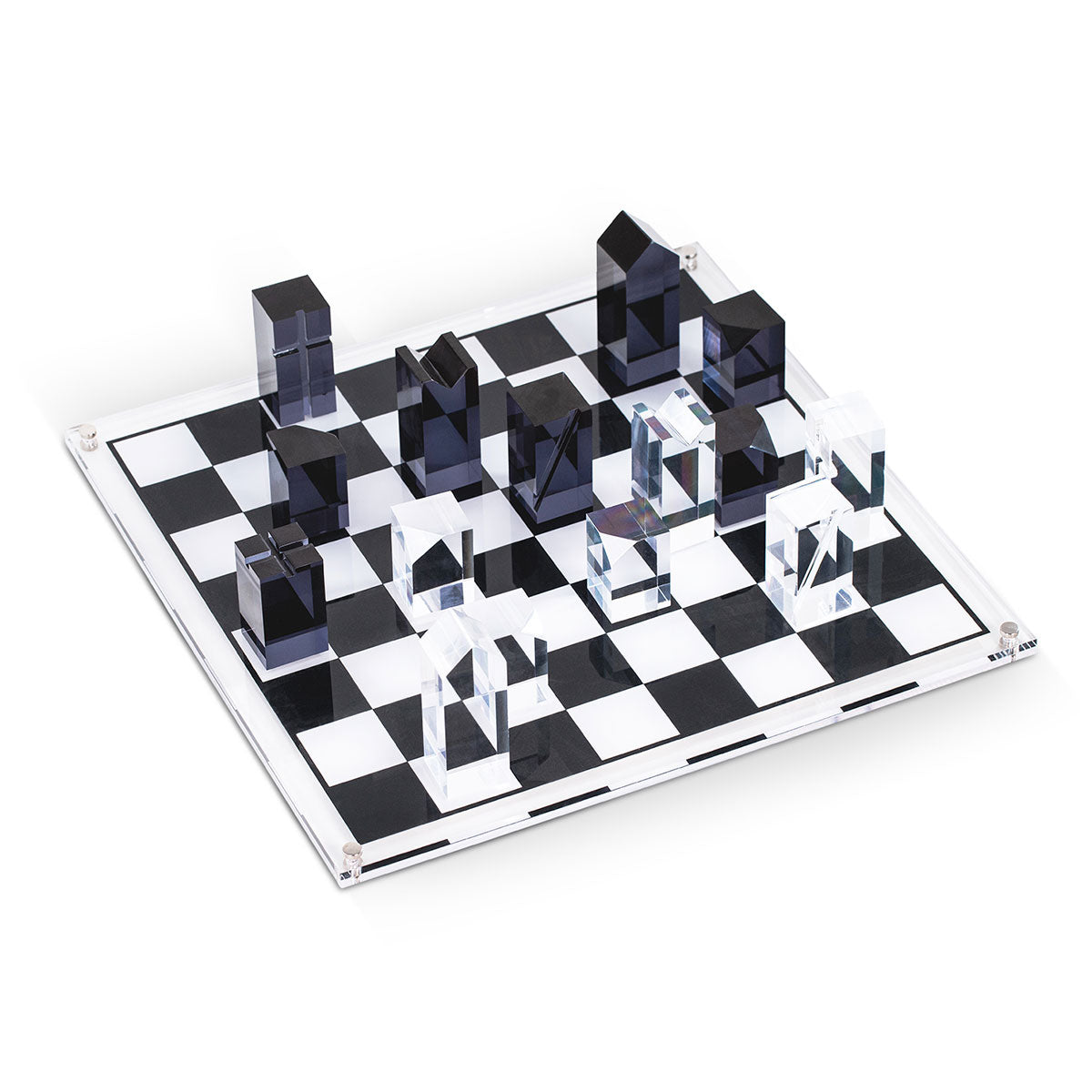 Modern Lucite Chess Set