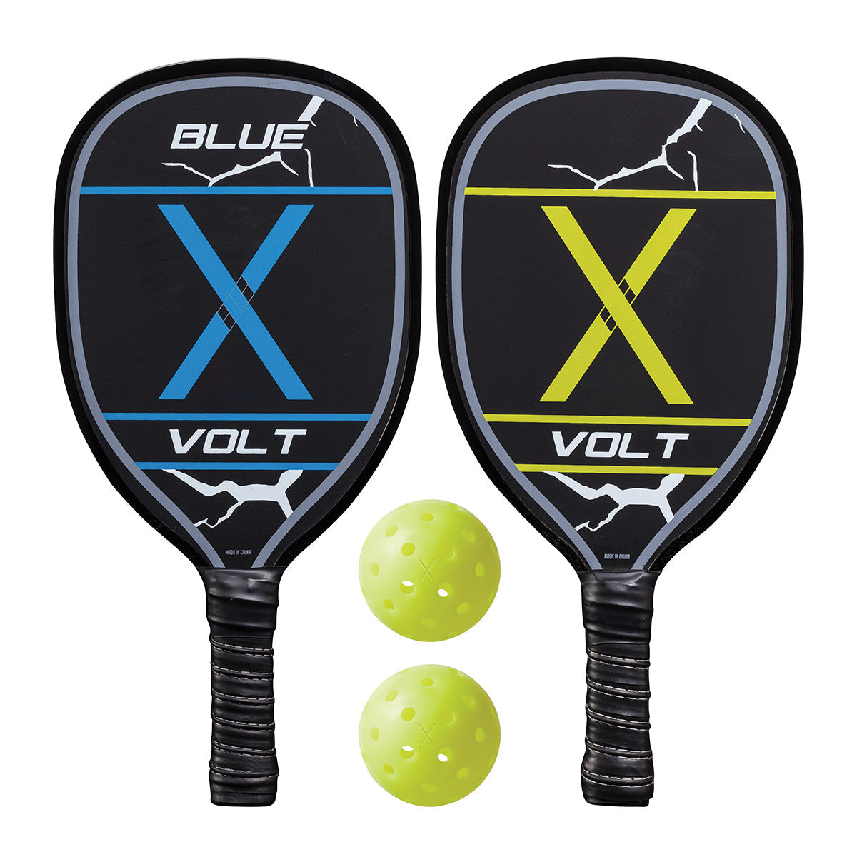 2 Player Wooden Pickleball Paddle Set