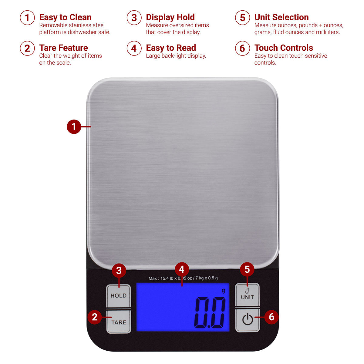 Bath and Kitchen Scale Bundle