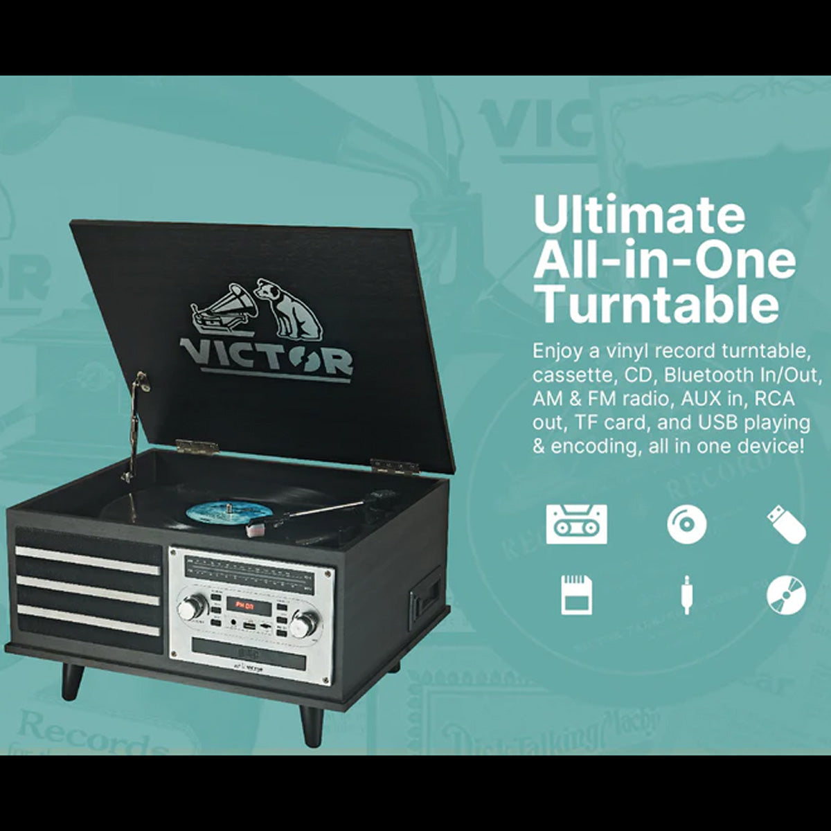 8-in-1 Music Center