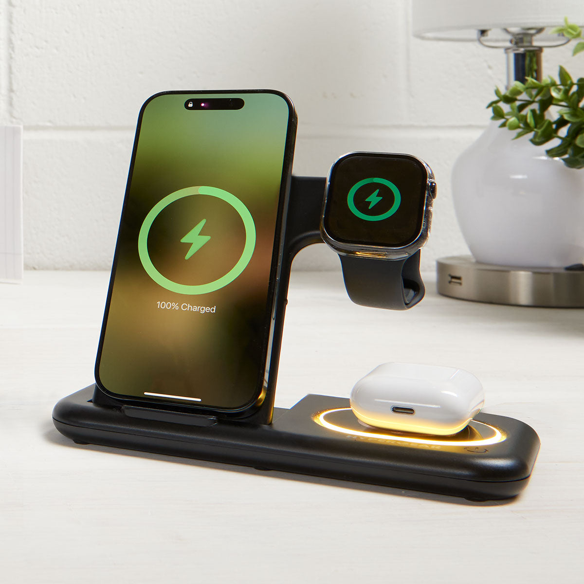 4-in-1 Foldable Apple Charging Station