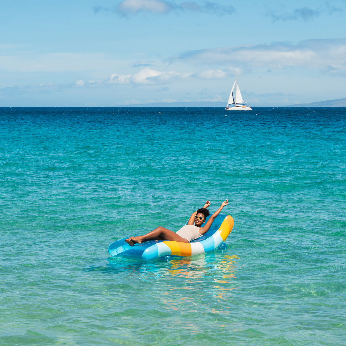 Floating Chaise Pool Lounger