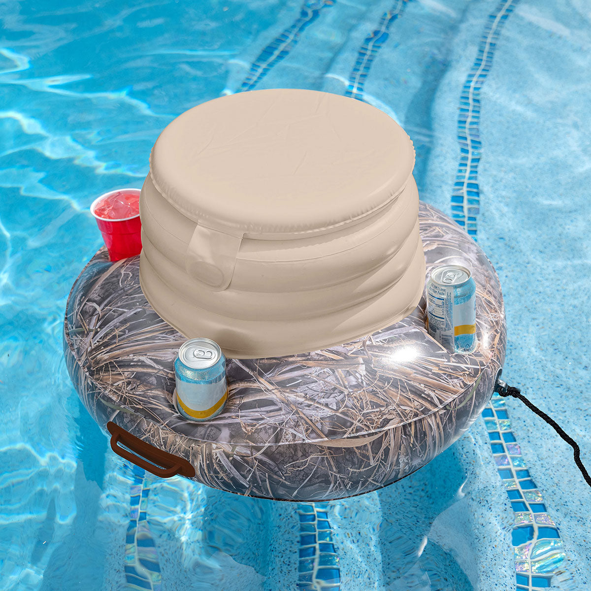 Camo Floating Drink Cooler
