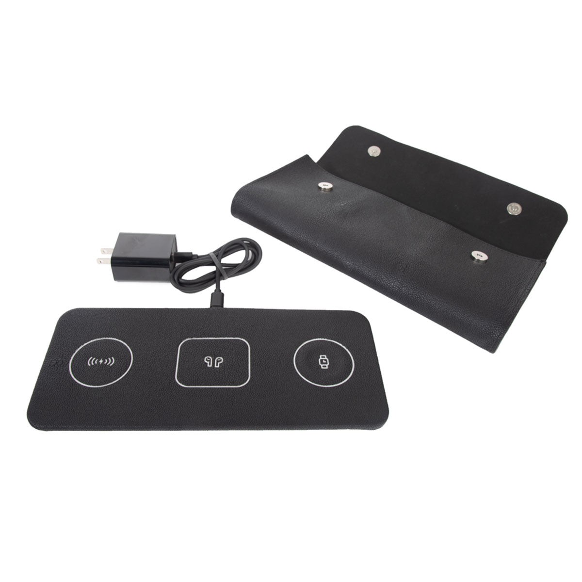 Brouk & Co Ace 3 in 1 Portable Wireless Fast Charging Pad