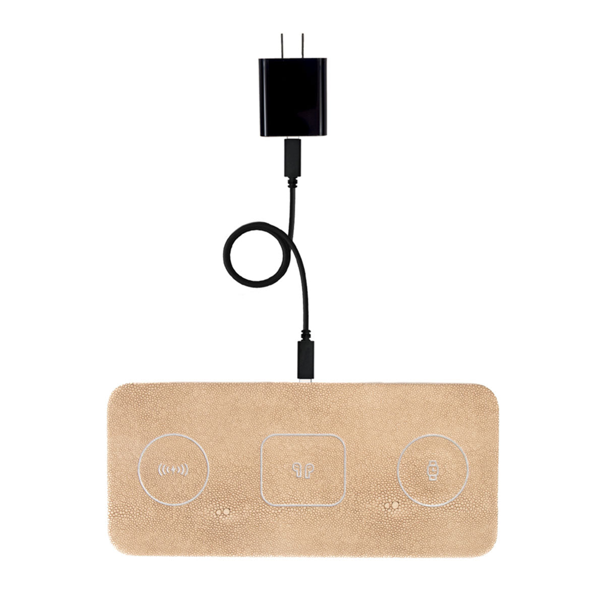 Brouk & Co Ace 3 in 1 Portable Wireless Fast Charging Pad