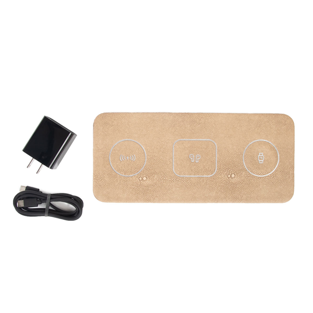 Brouk & Co Ace 3 in 1 Portable Wireless Fast Charging Pad