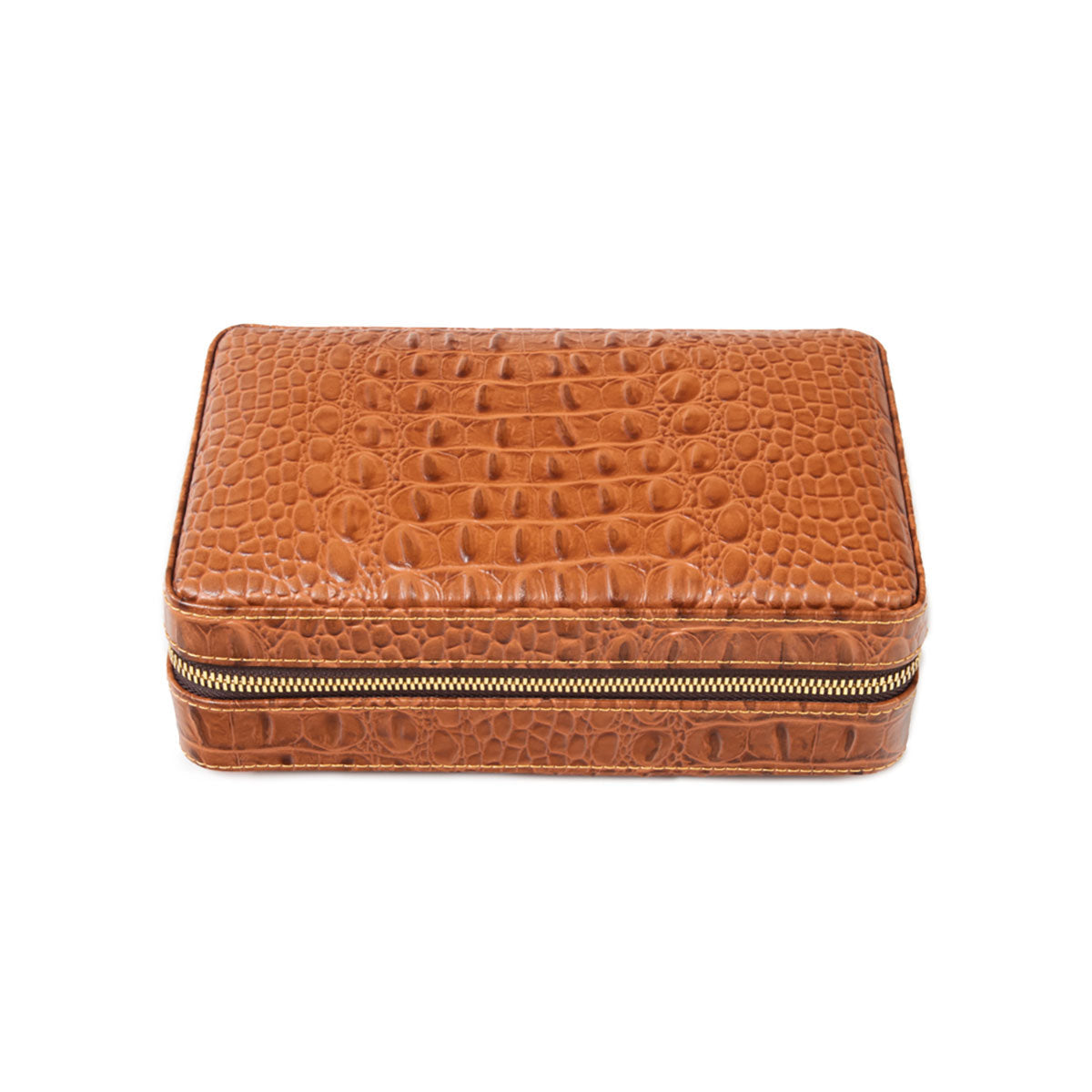 Brouk & Co Cain Croc Cigar Travel Case