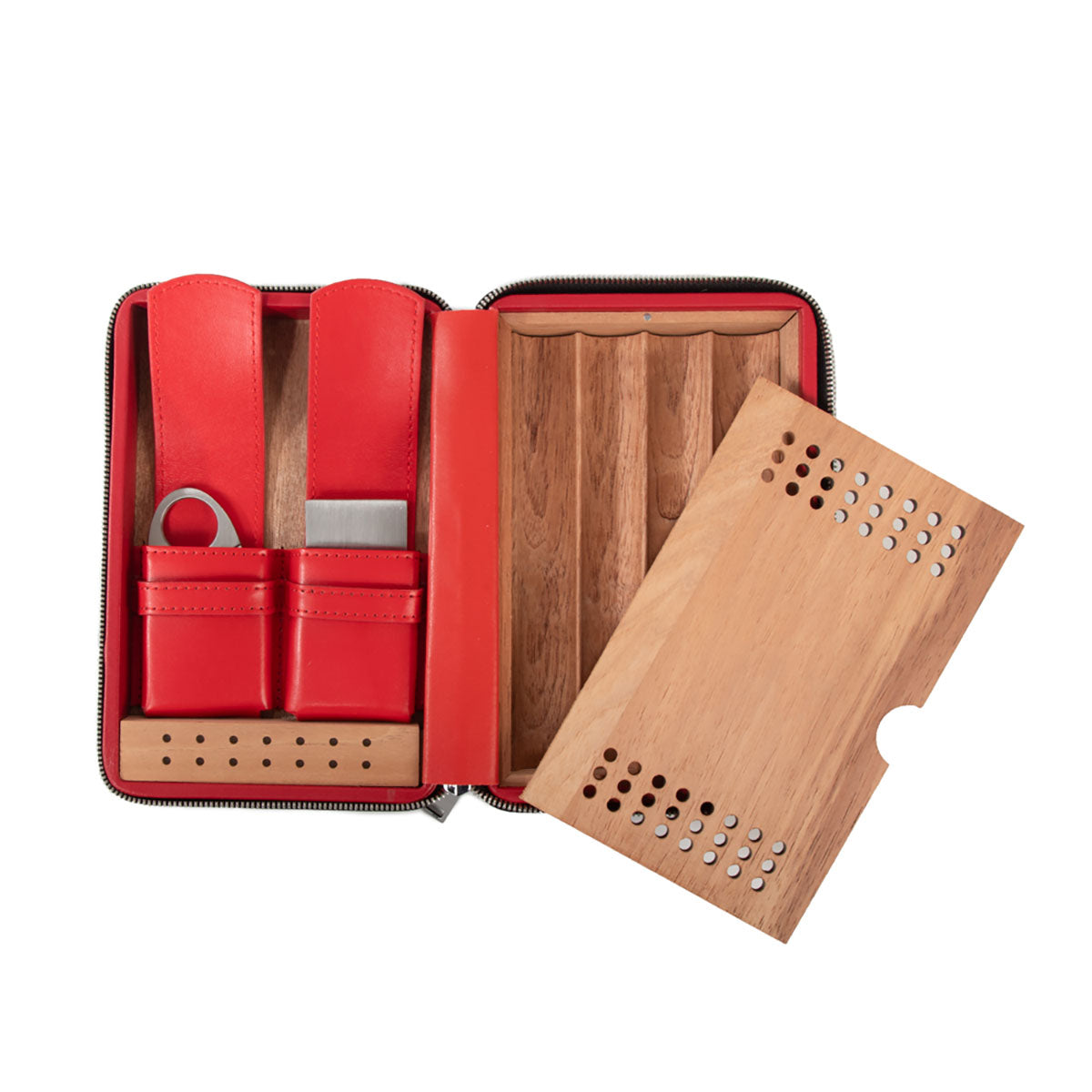 Brouk & Co Devon Croc Cigar Travel Case