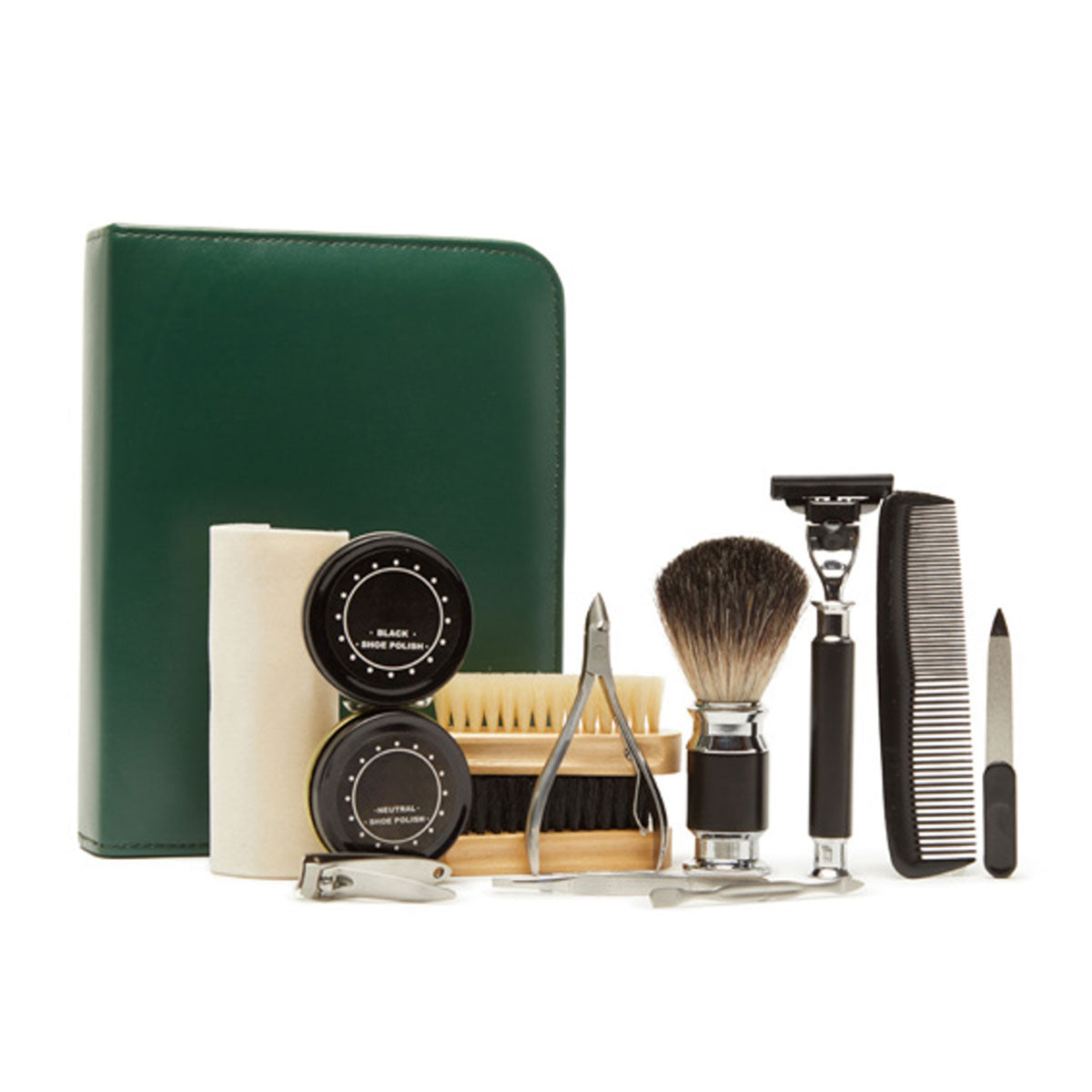 Brouk & Co On the Go Grooming and Shoe Shine Kit