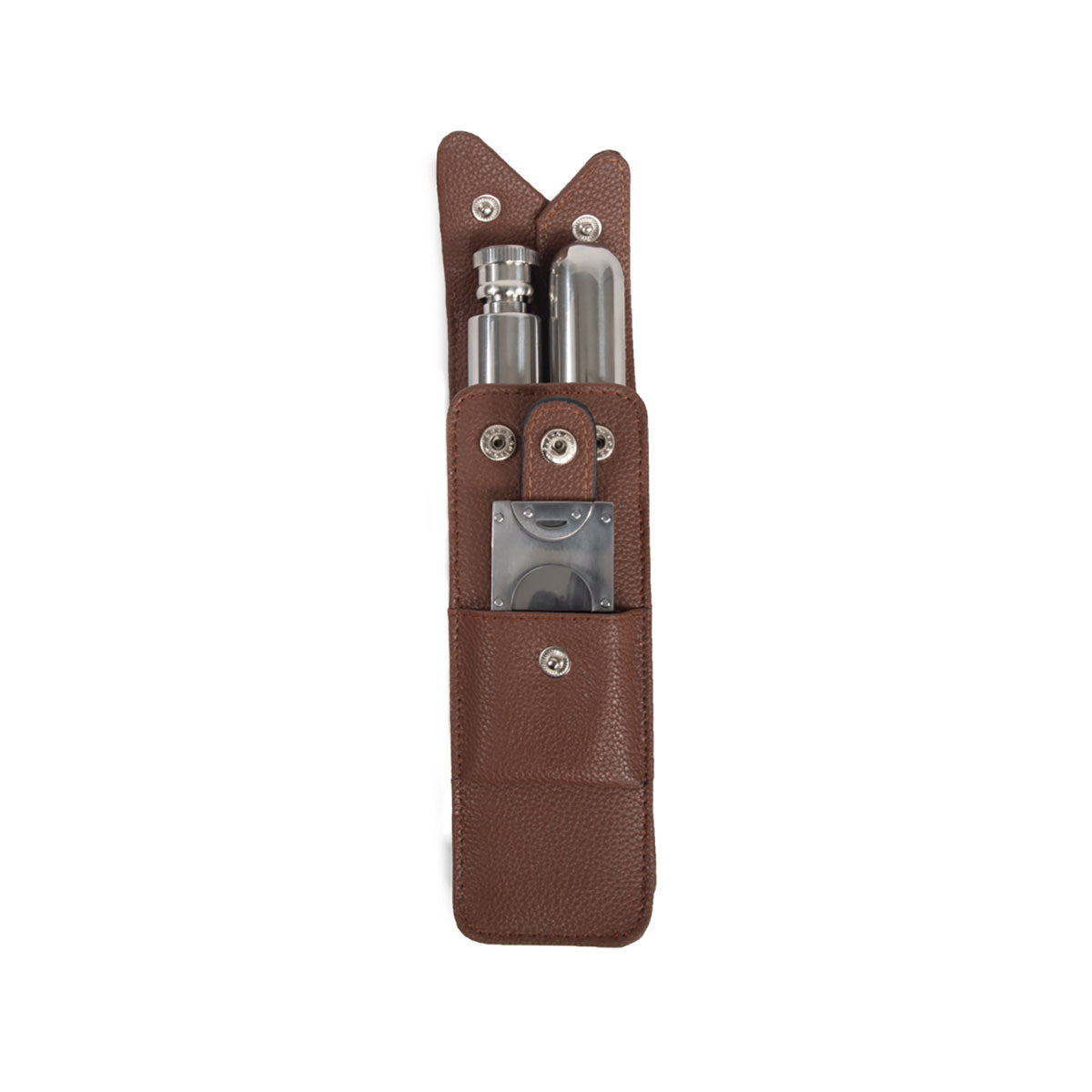Brouk & Co The Hip Trio Cigar and Flask Set