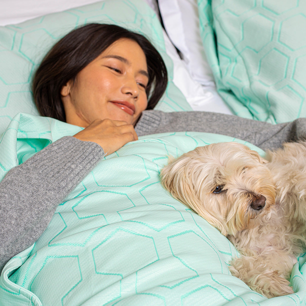 Cooling Bed Blanket and Pillow Case Set