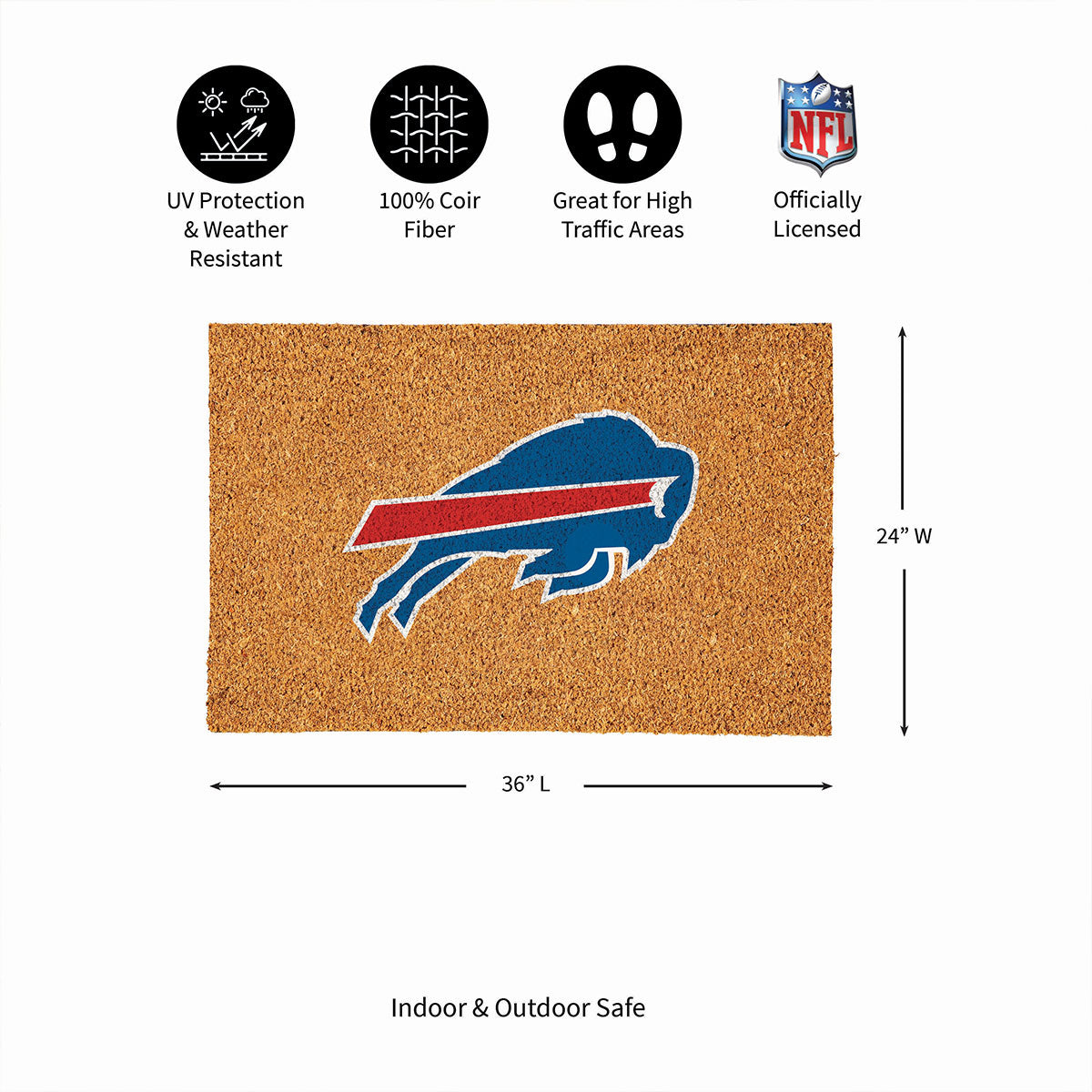 NFL Large Format Team Coir Mat