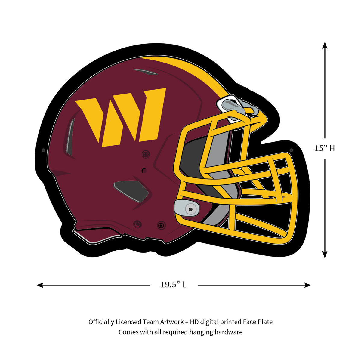 NFL Backlit Helmet Wall Sign