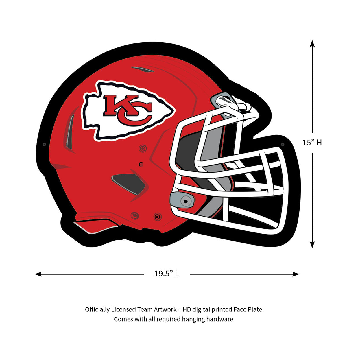 NFL Backlit Helmet Wall Sign