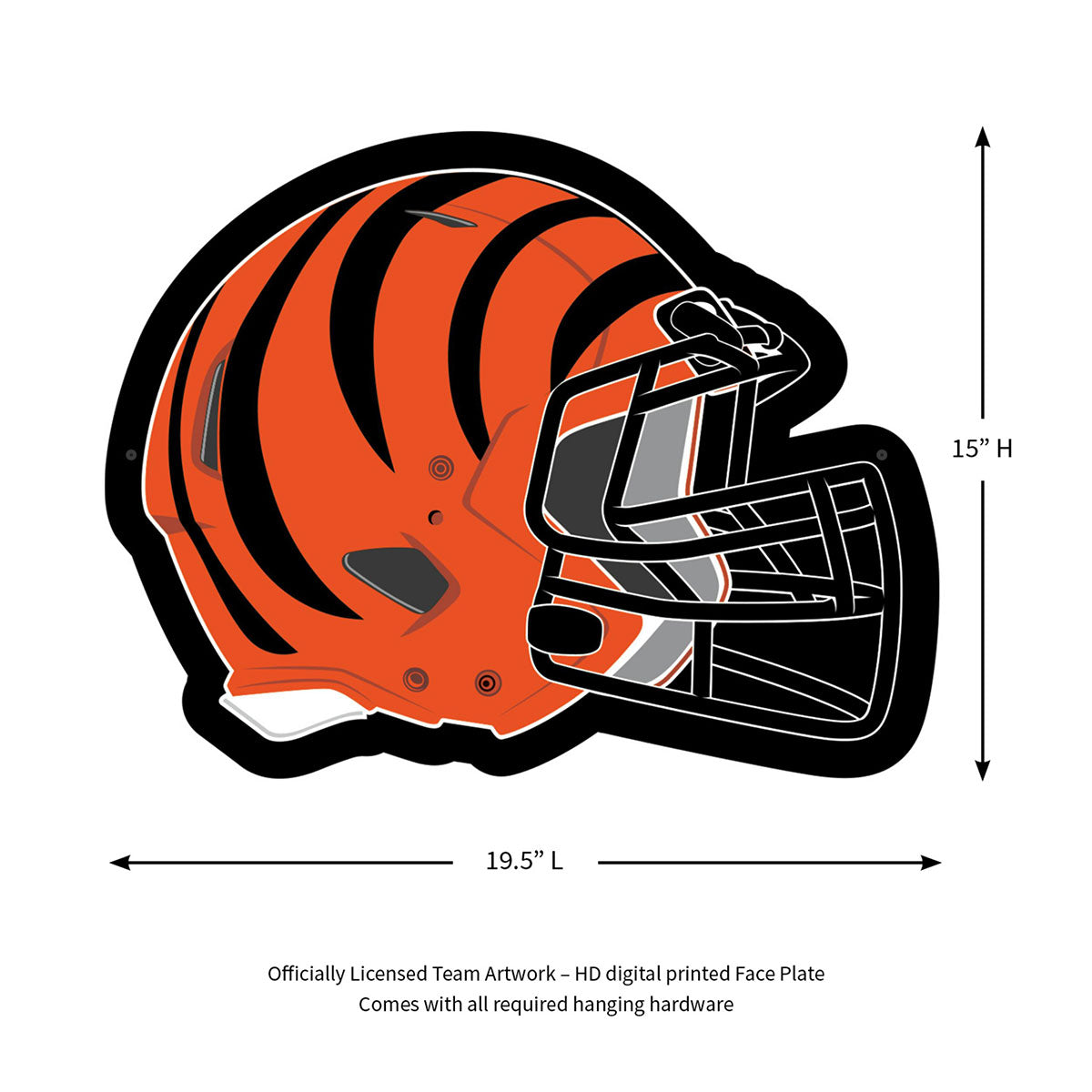 NFL Backlit Helmet Wall Sign