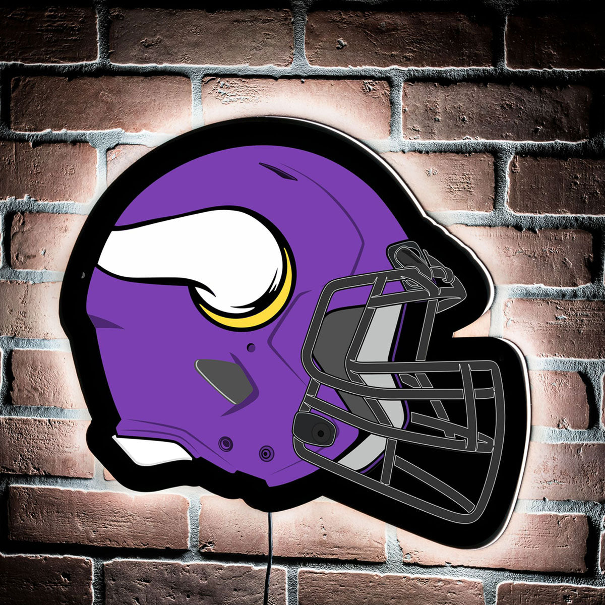 NFL Backlit Helmet Wall Sign