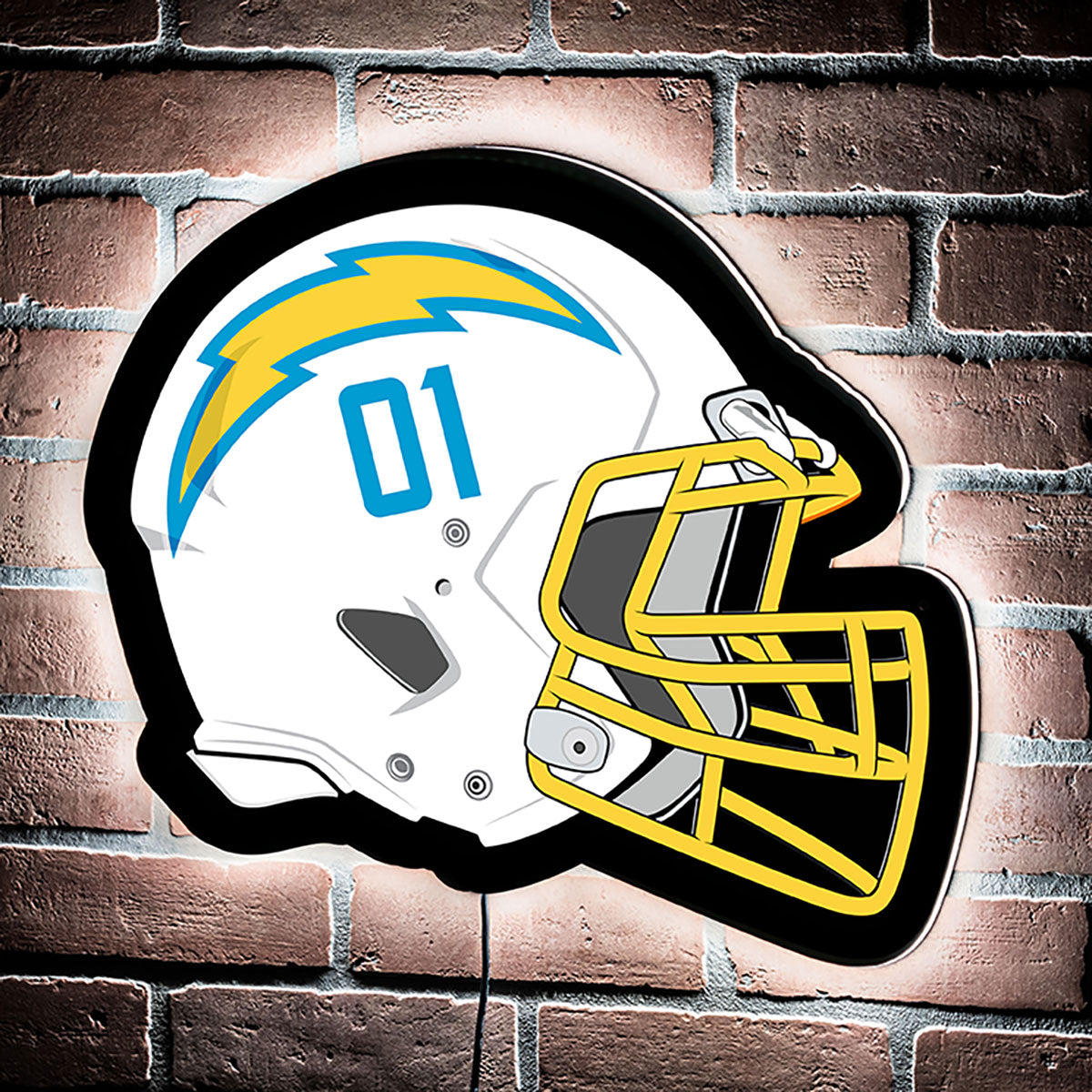 NFL Backlit Helmet Wall Sign