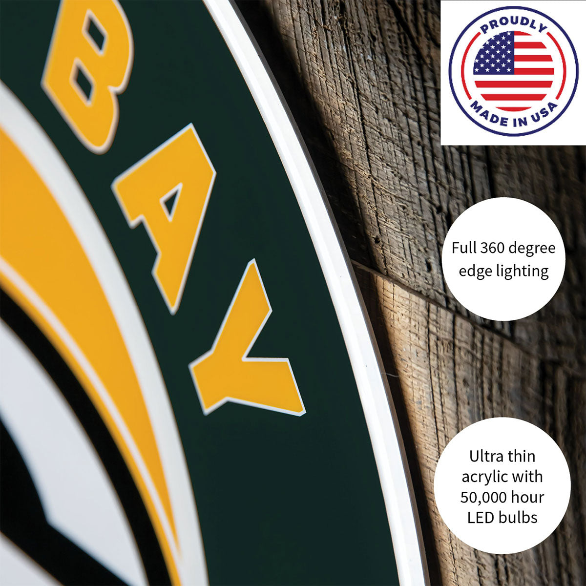 NFL Glazelite Wall Sign