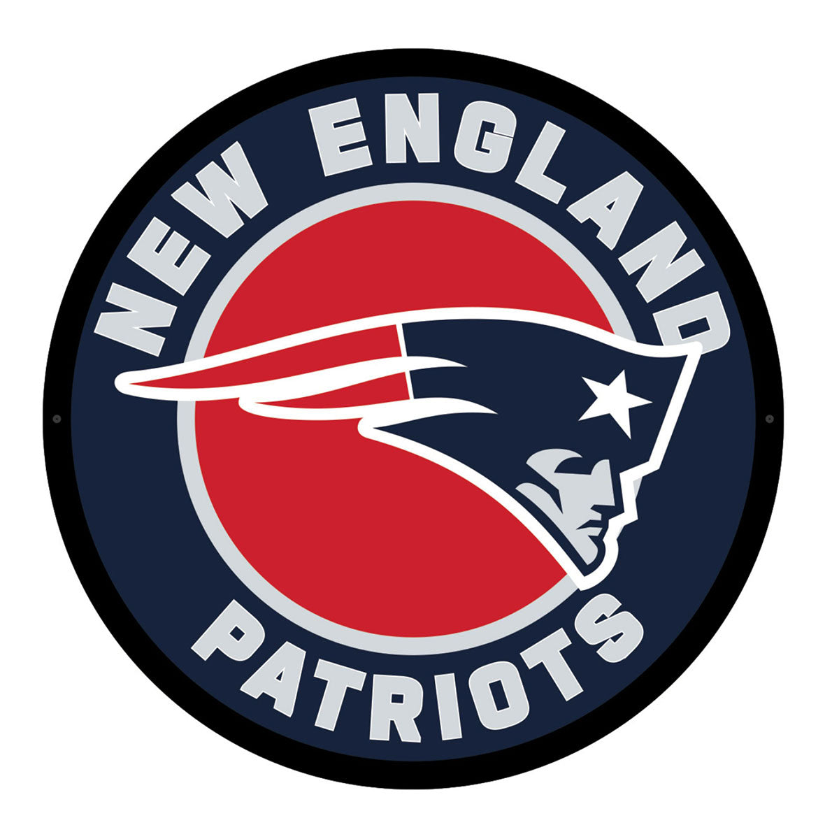 NFL Backlit Full Edge Round Wall Sign