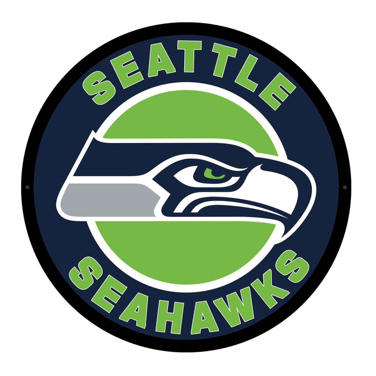 NFL Backlit Full Edge Round Wall Sign