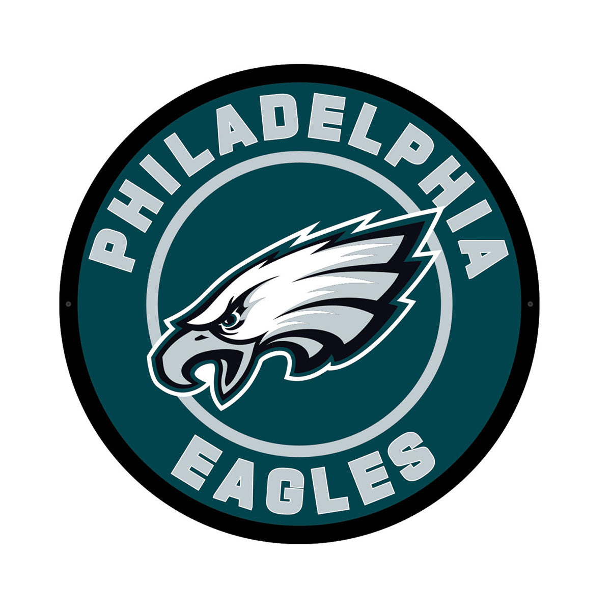 NFL Backlit Full Edge Round Wall Sign