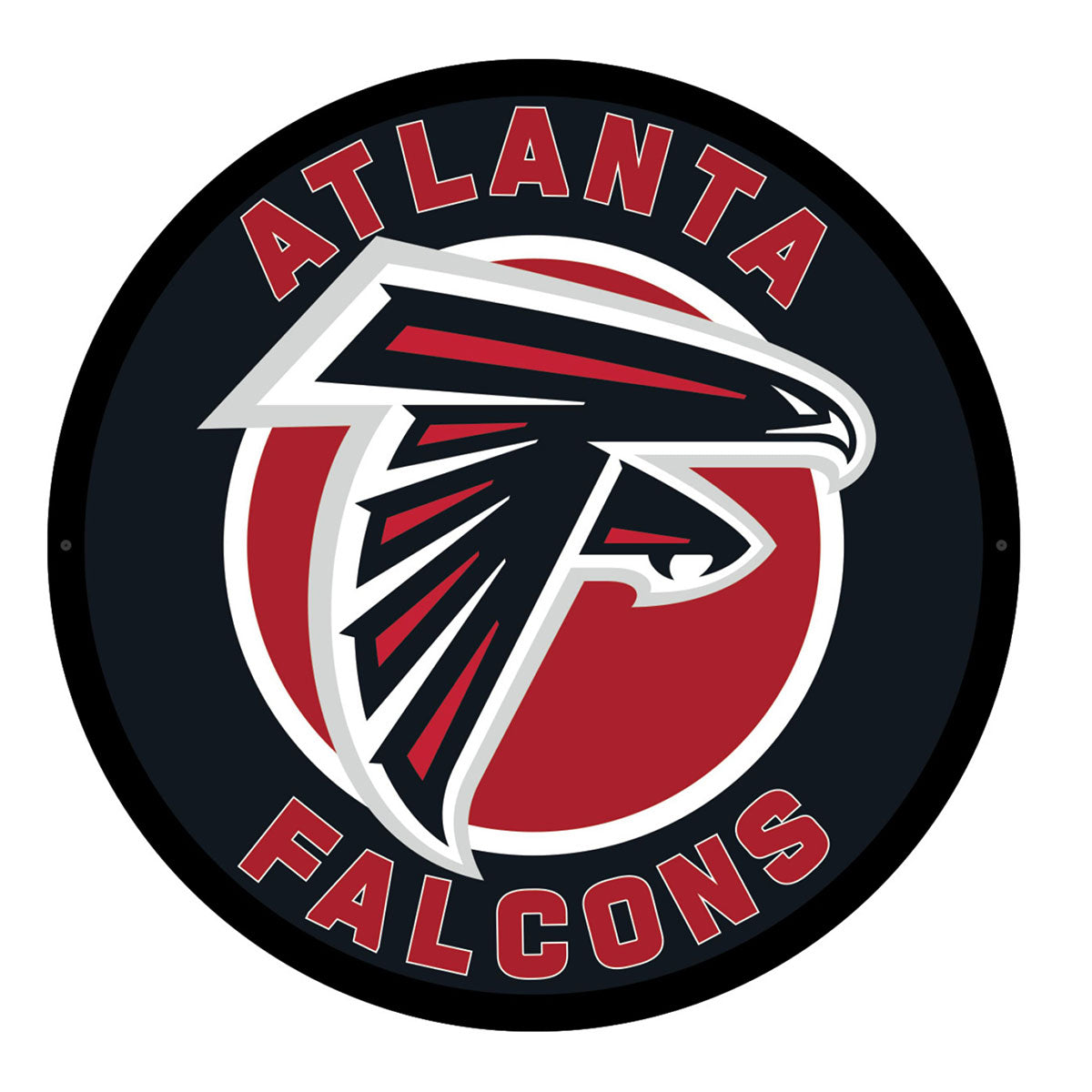 NFL Backlit Full Edge Round Wall Sign