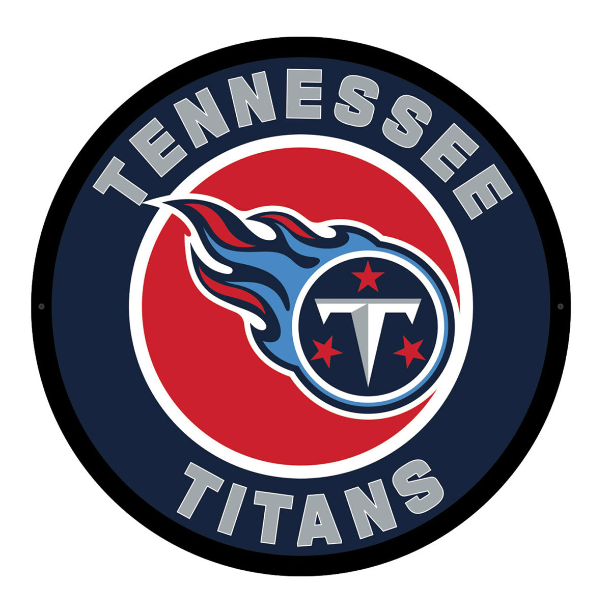 NFL Backlit Full Edge Round Wall Sign