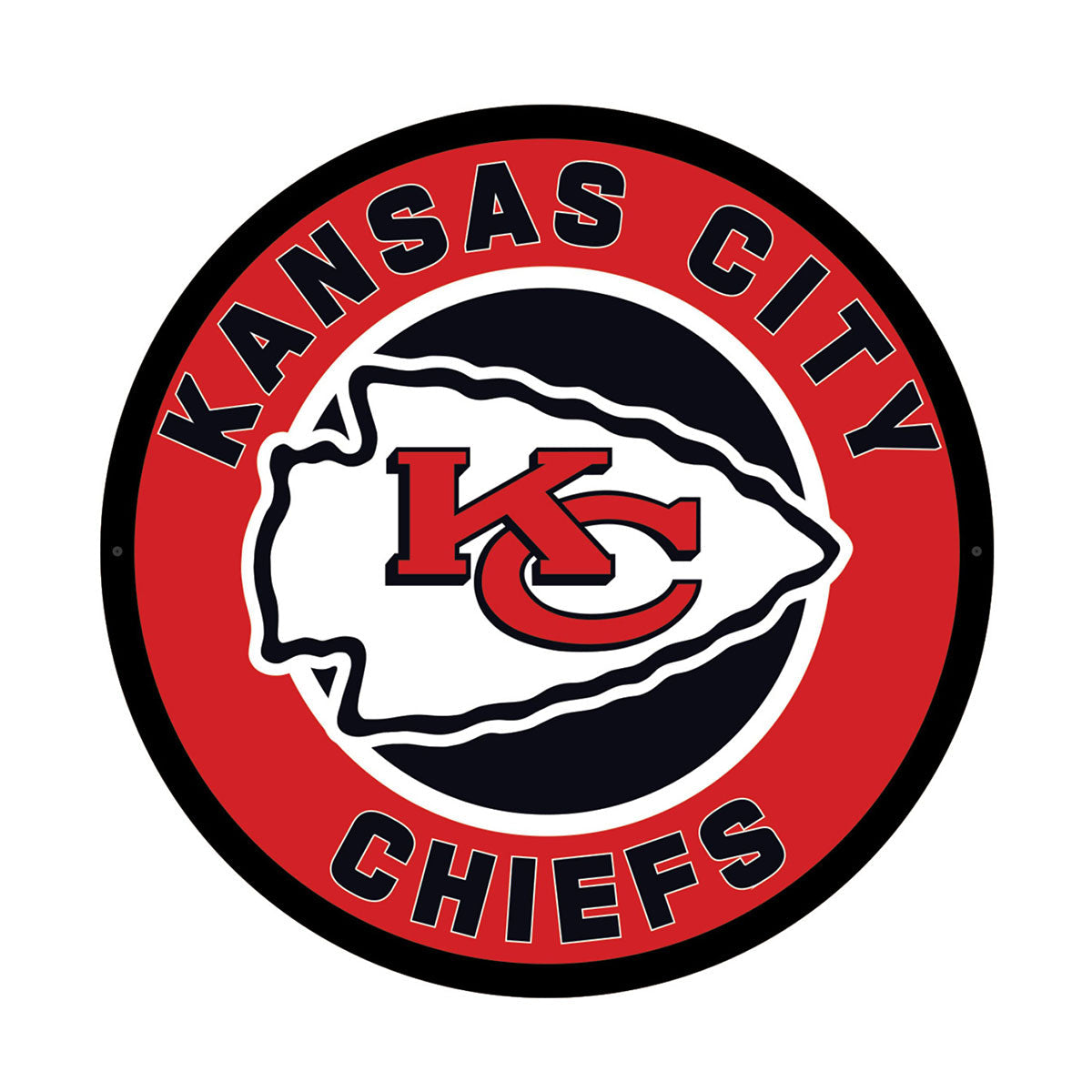 NFL Backlit Full Edge Round Wall Sign