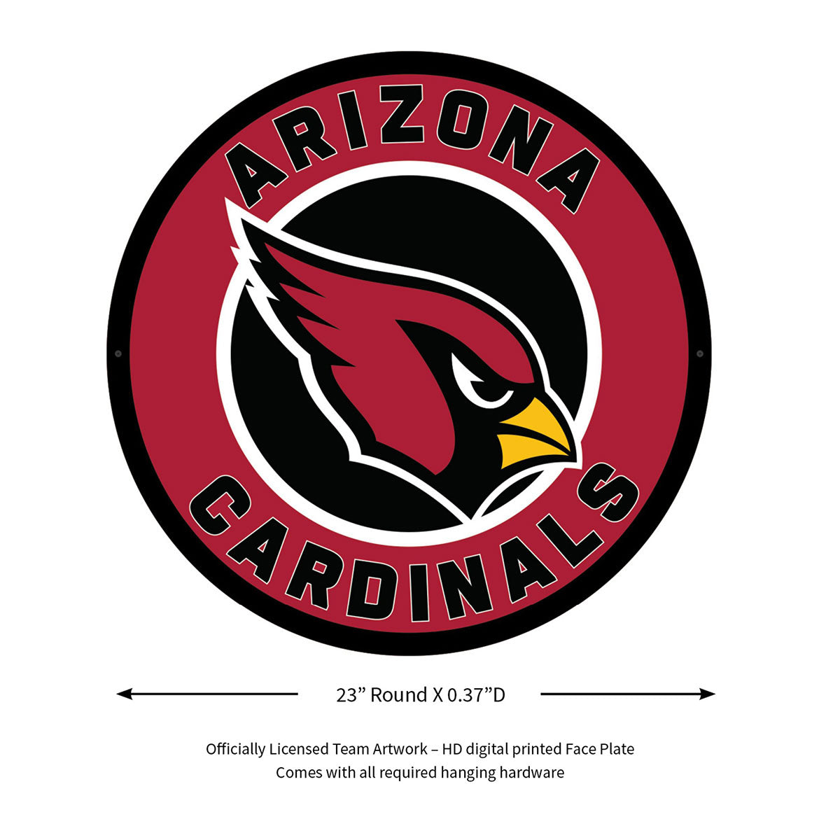 NFL Backlit Full Edge Round Wall Sign