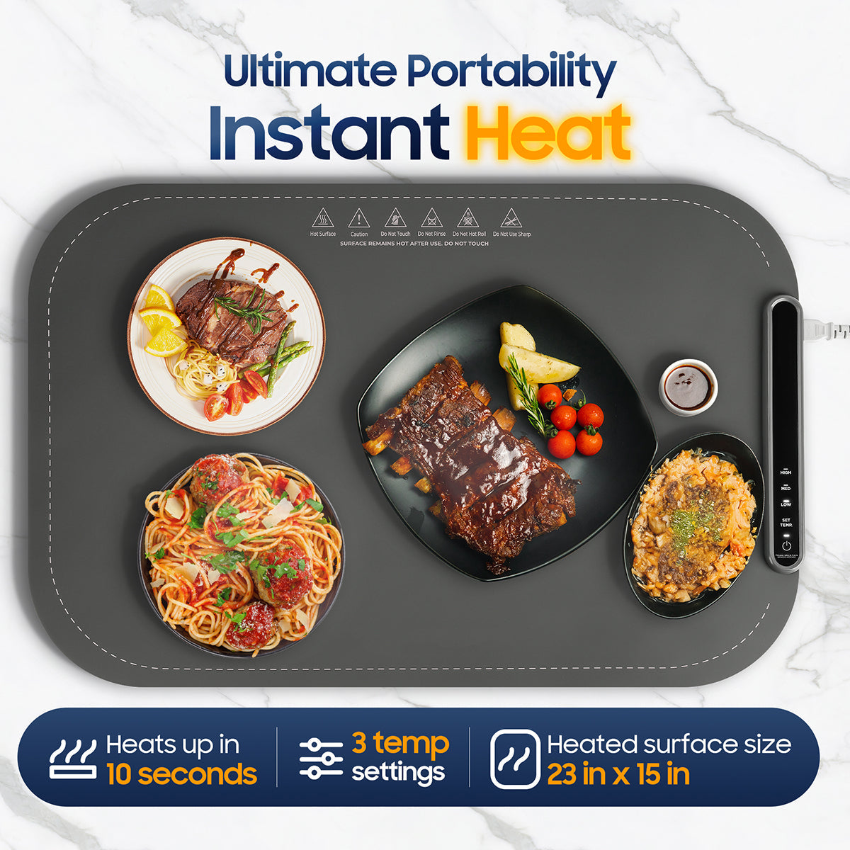 Foldable Food Warming Mat