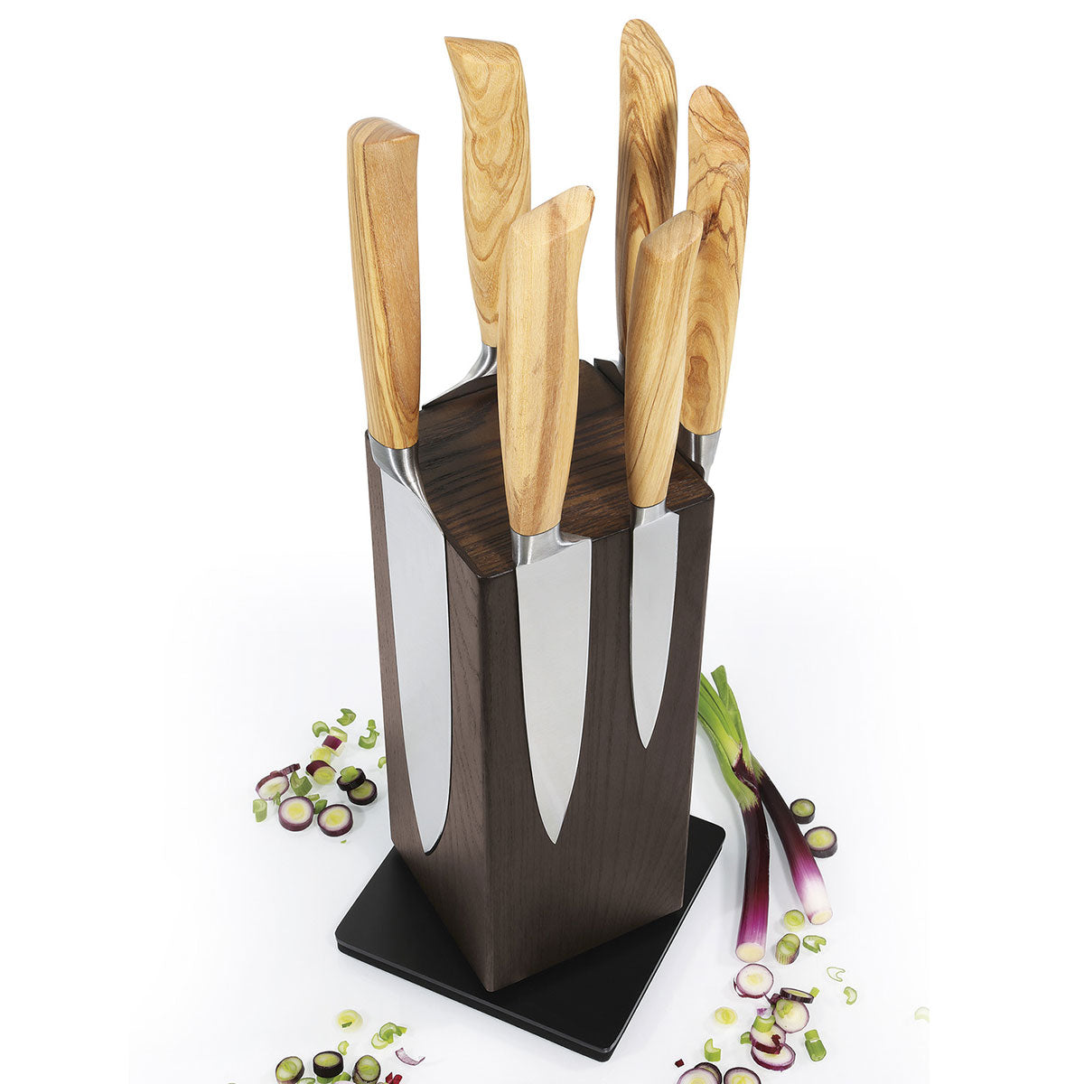 Magnetic Spinning Knife Block