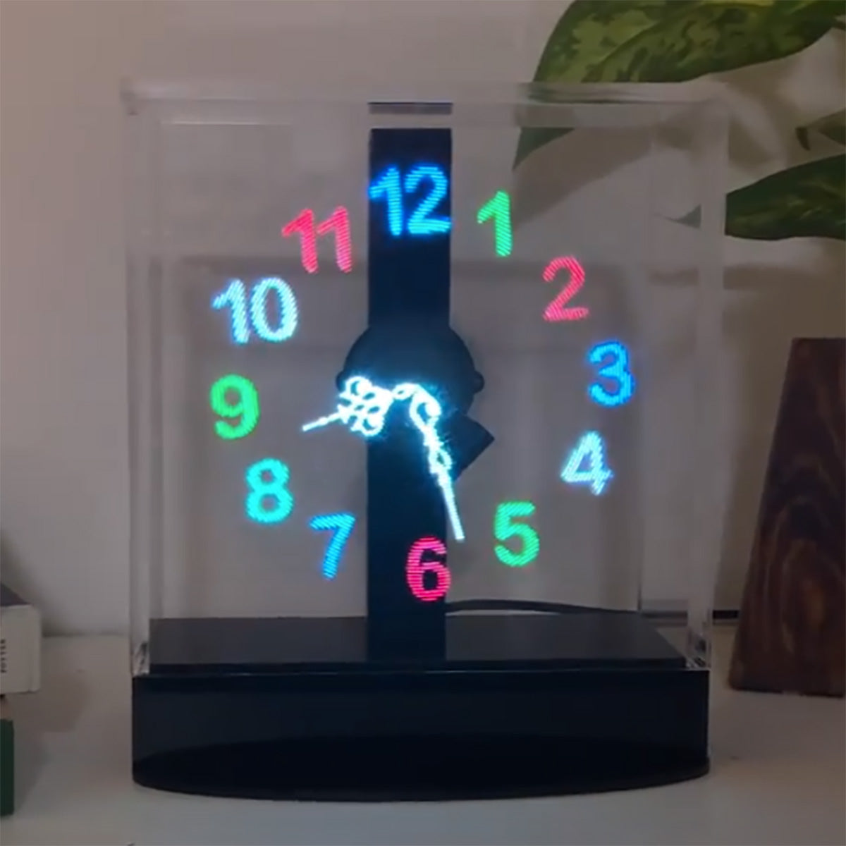 Holographic Analog Clock