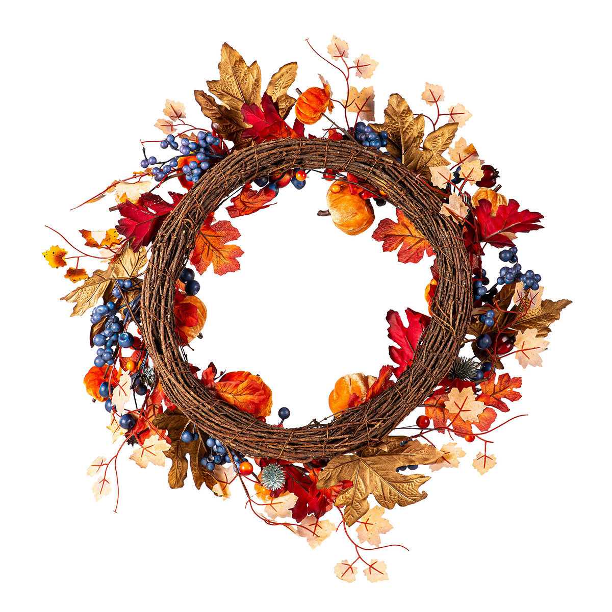 Harvest Pumpkin Wreath