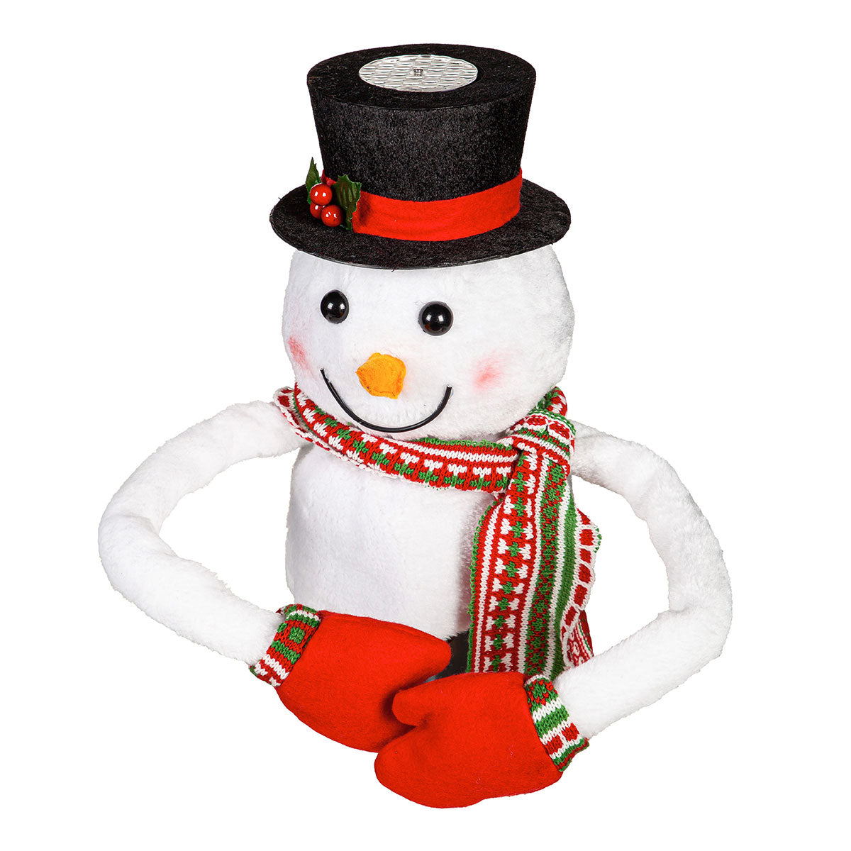 Snowman Tree Topper with Snowflake Projector