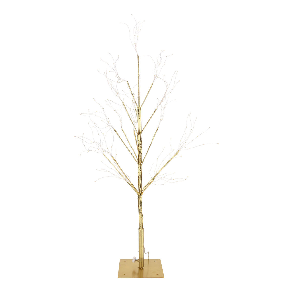 Gold Lighted Birch Tree