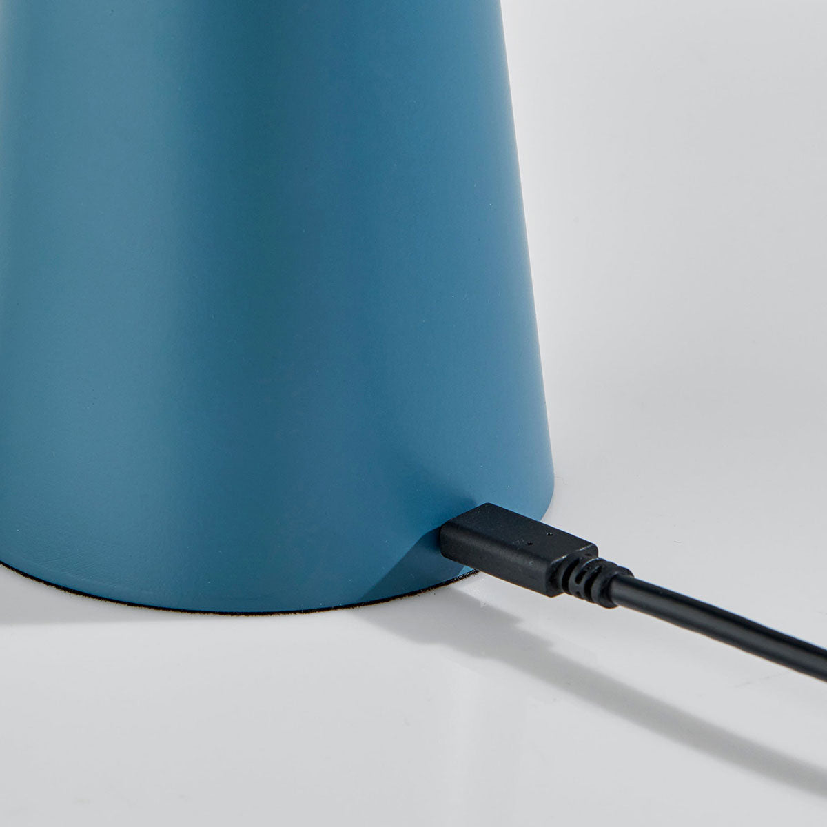 Cordless Indoor/Outdoor Table Lamp with Sleek Plastic Shade