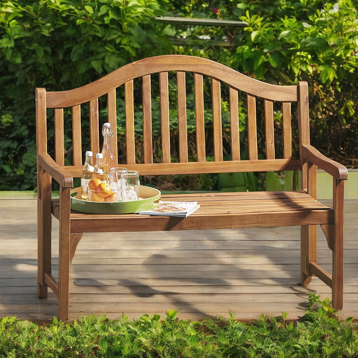 Acacia Wood Foldaway Bench