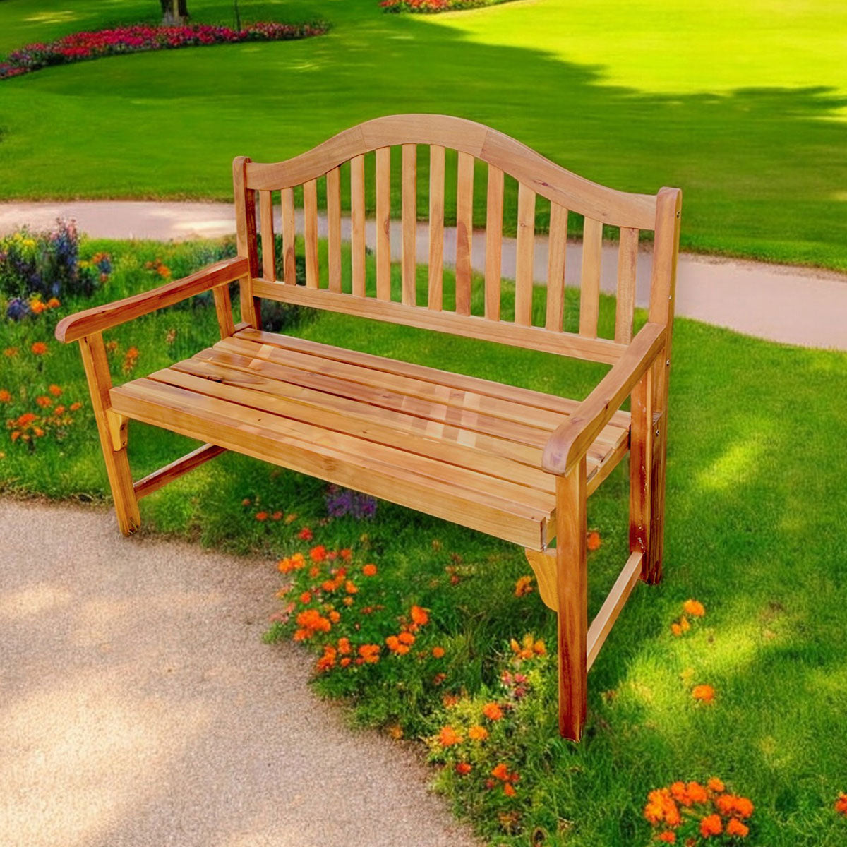 Acacia Wood Foldaway Bench