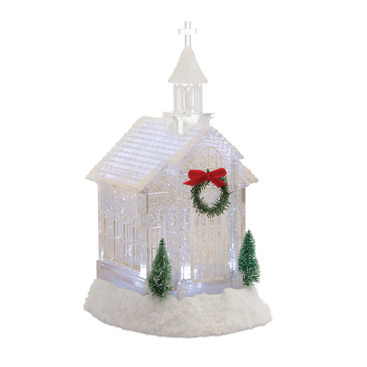 LED Church Snowglobe