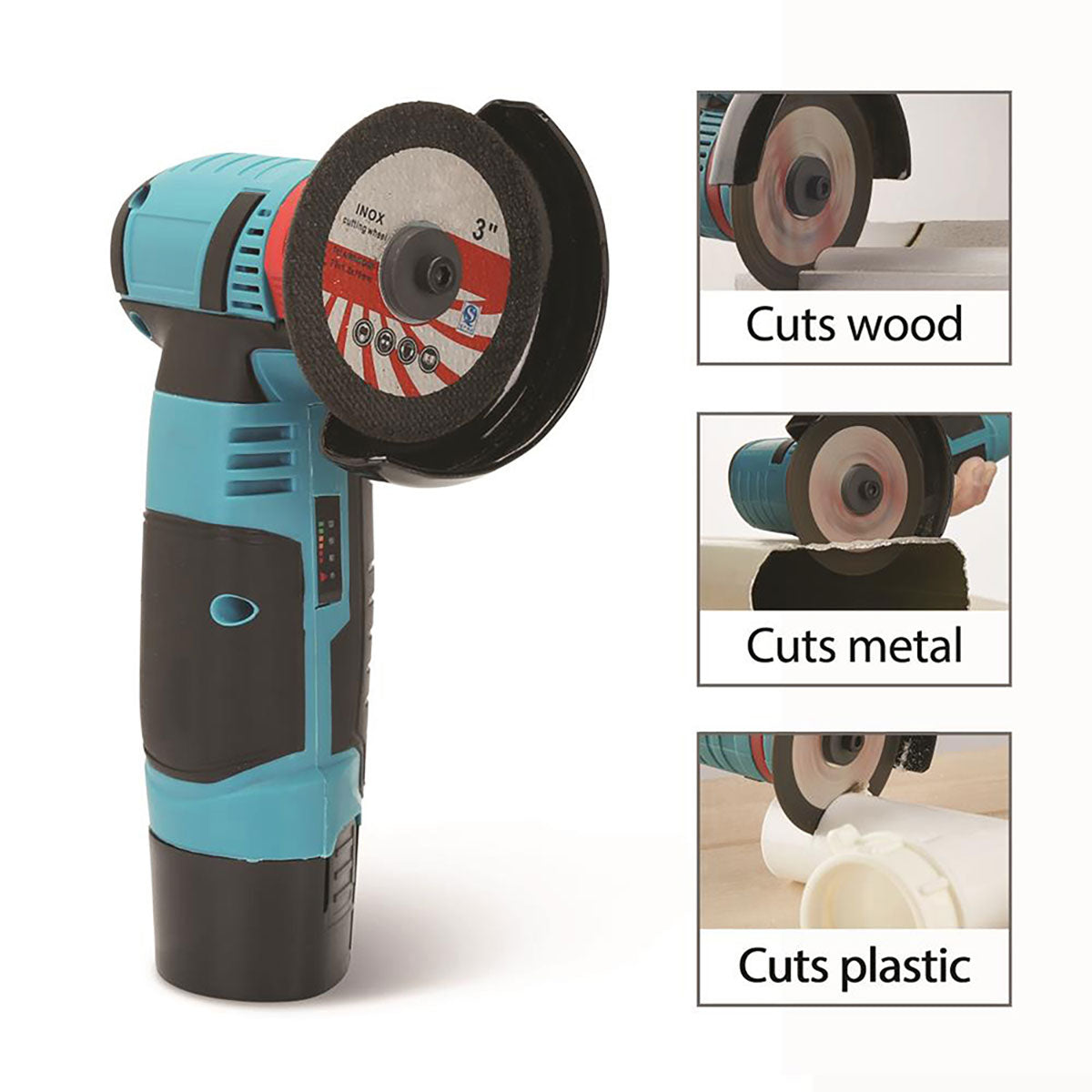 Battery-Powered Compact Circular Saw