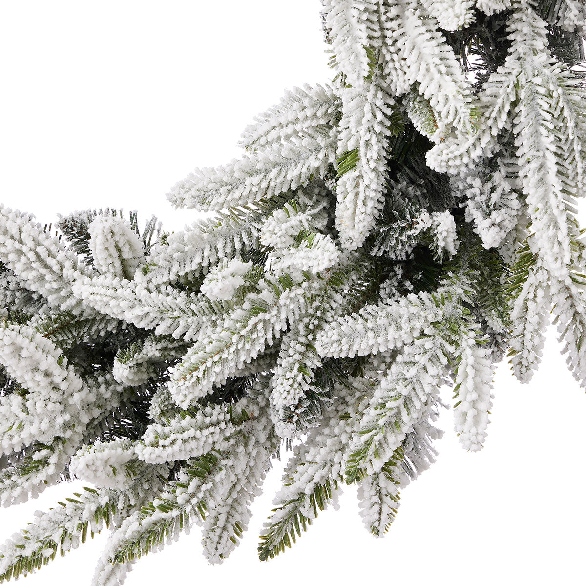24'' Flocked Frasier Fir Wreath