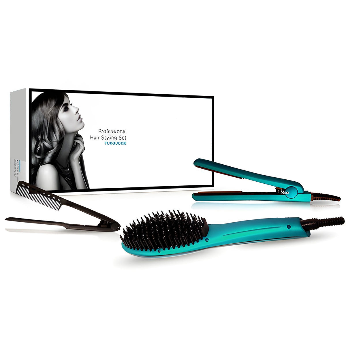 3-Piece Heated Hair Tools Set