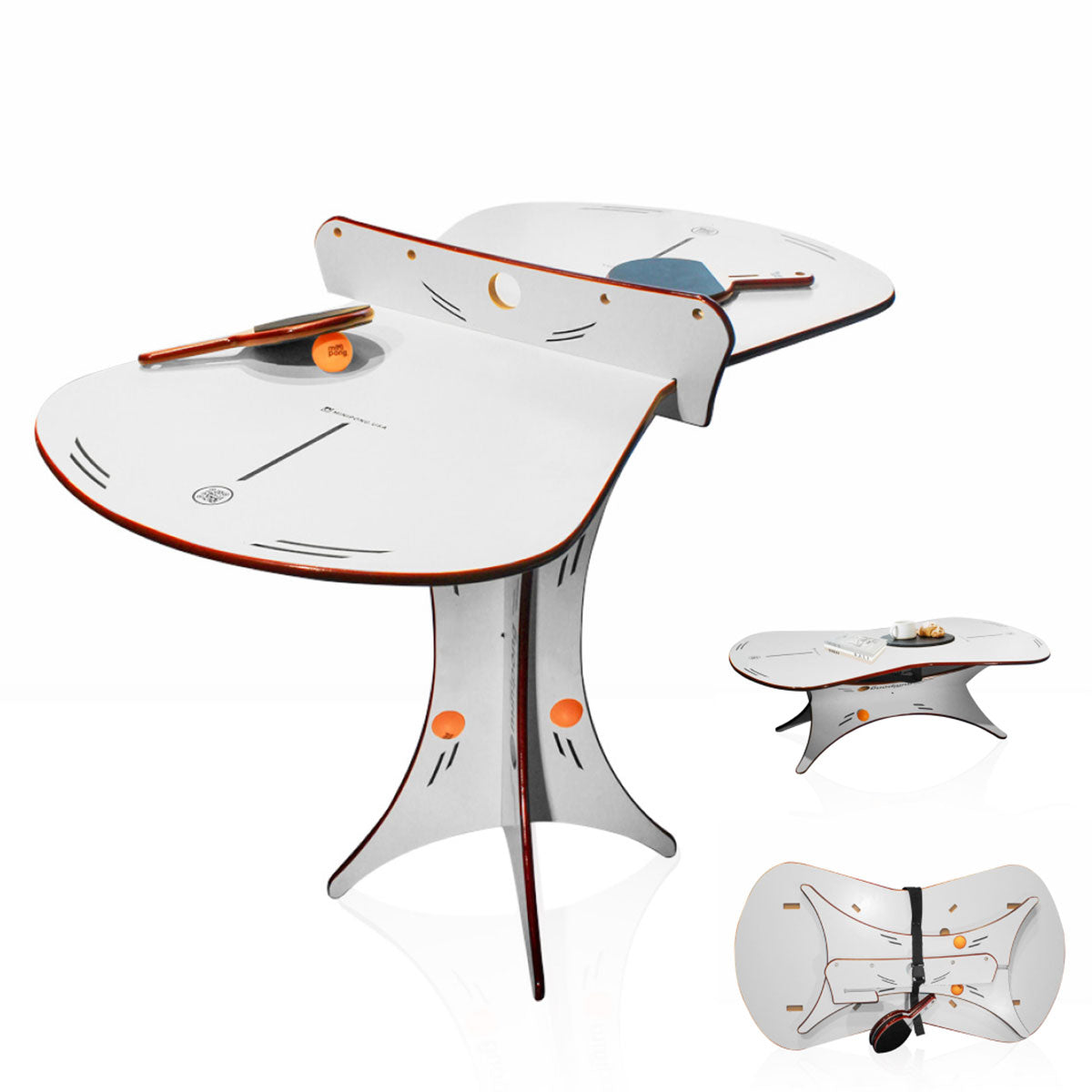 Portable Mini Ping Pong Table