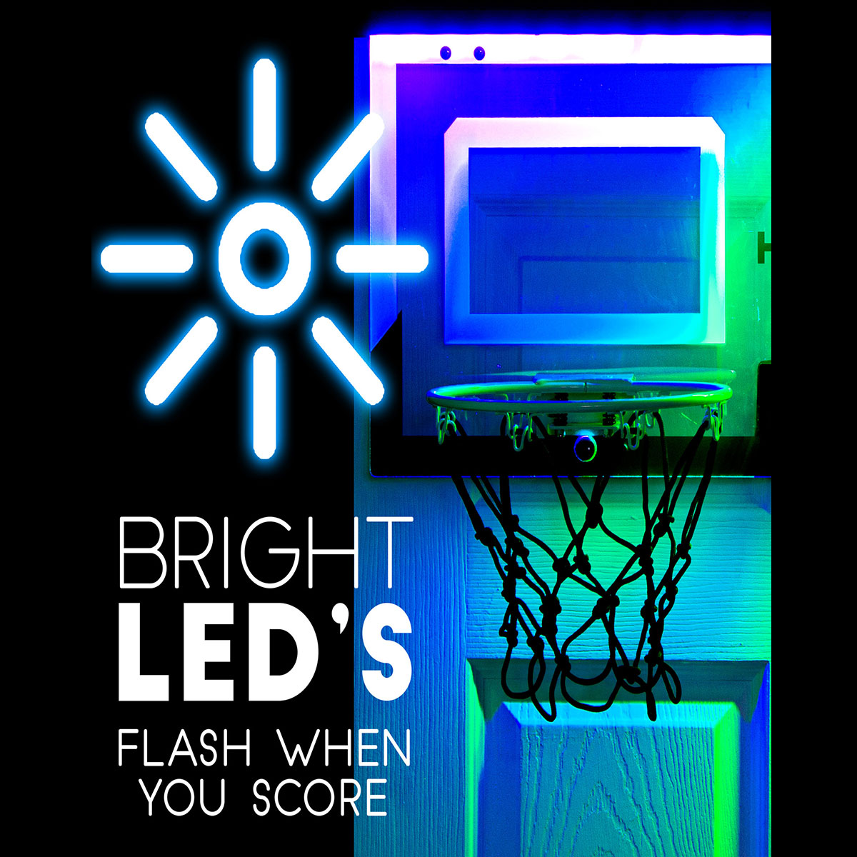 2-Player Light-Up Basketball Hoop