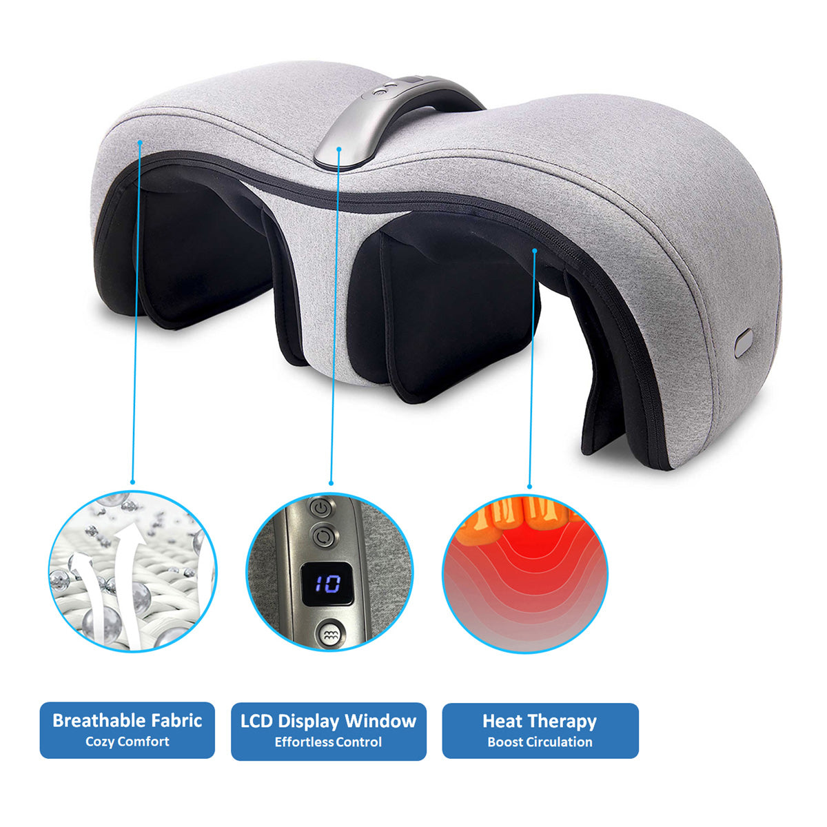 Deluxe Knee and Leg Massager with Heat