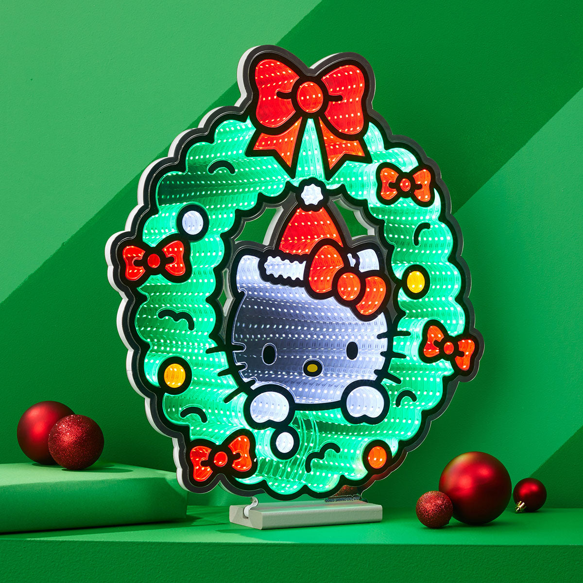 Hello Kitty Wreath LED Infinity Light