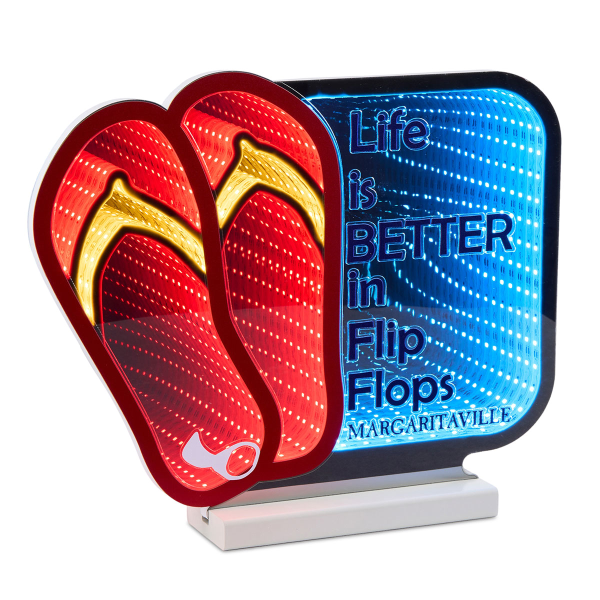 Margaritaville Flip Flop LED Infinity Light