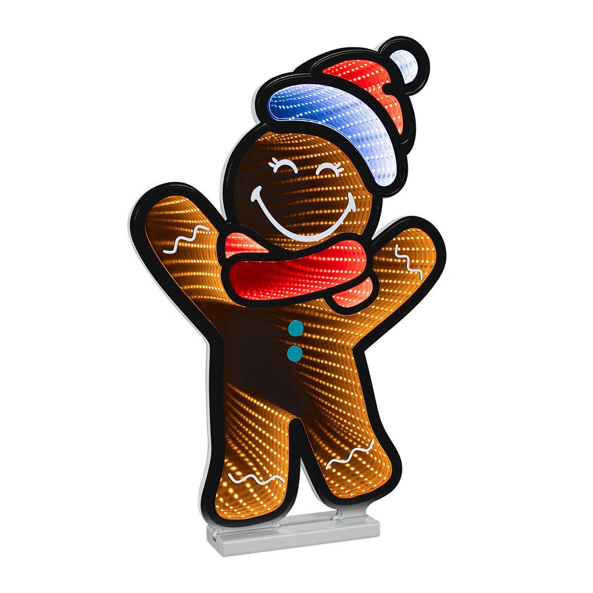 SmileyWorld Gingerbread Man LED Infinity Light